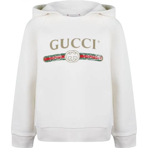 white Gucci hoodie for kids